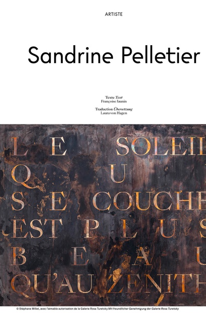 ARTISTE | Sandrine Pelletier, page 1