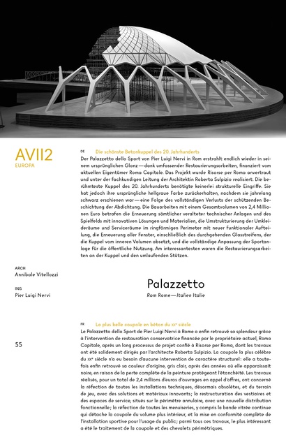 EUROPA | Palazzetto dello sport, page 1